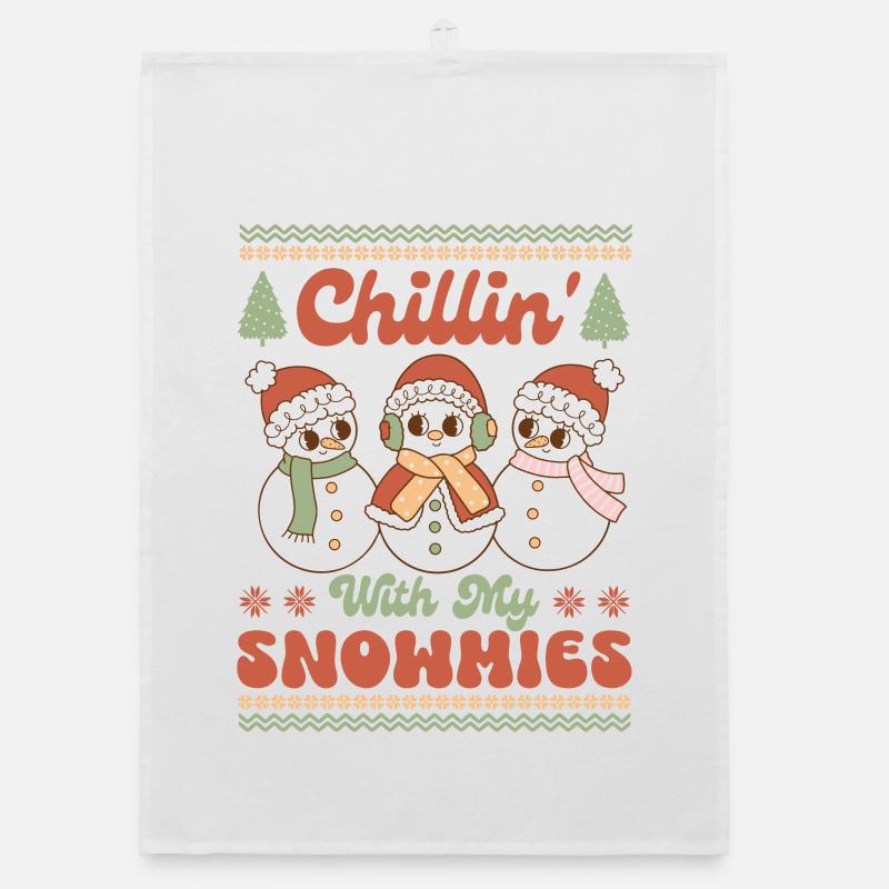 Hässlicher Weihnachtspullover Organic Geschirrtuch