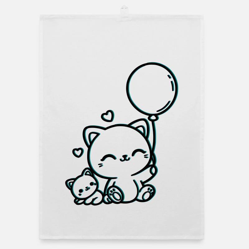 Feline Organic dish towel