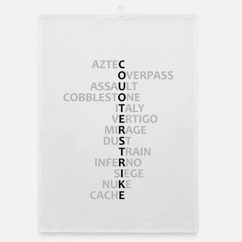 CS Maps Organic Geschirrtuch