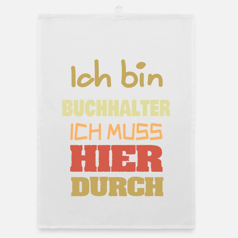 Buchhalter als Beruf Organic Geschirrtuch