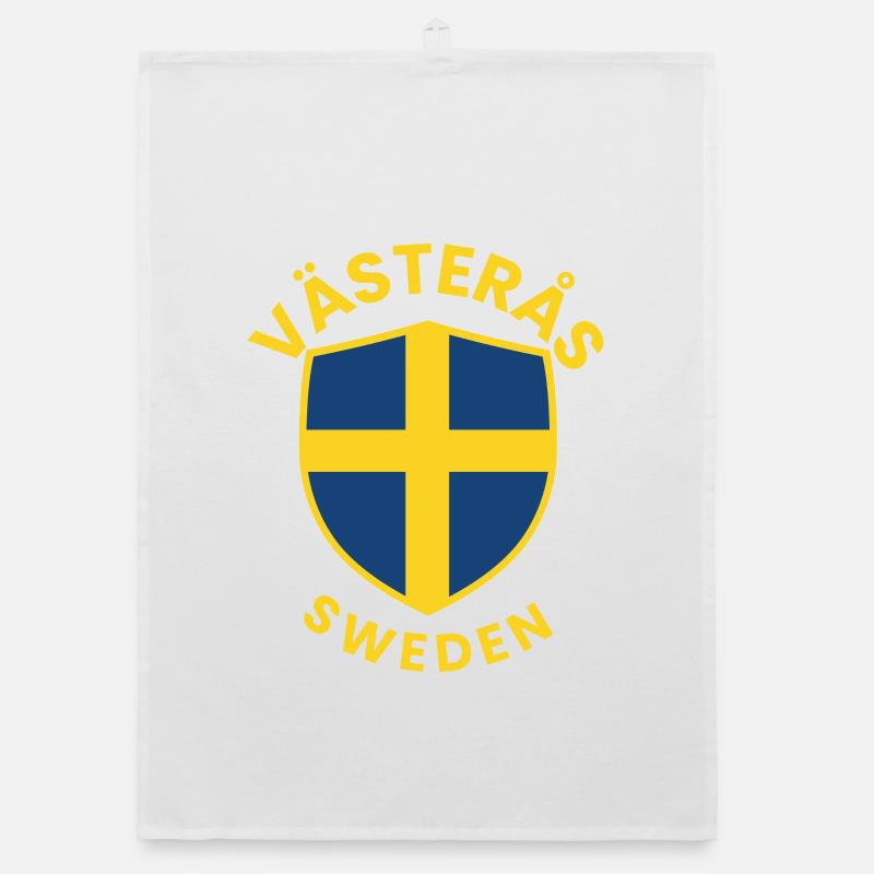 Västerås Shield Sweden Emblem Organic dish towel
