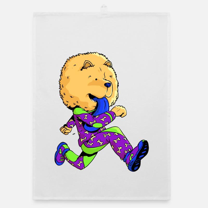 Chow-Chow-Runner Organic Geschirrtuch