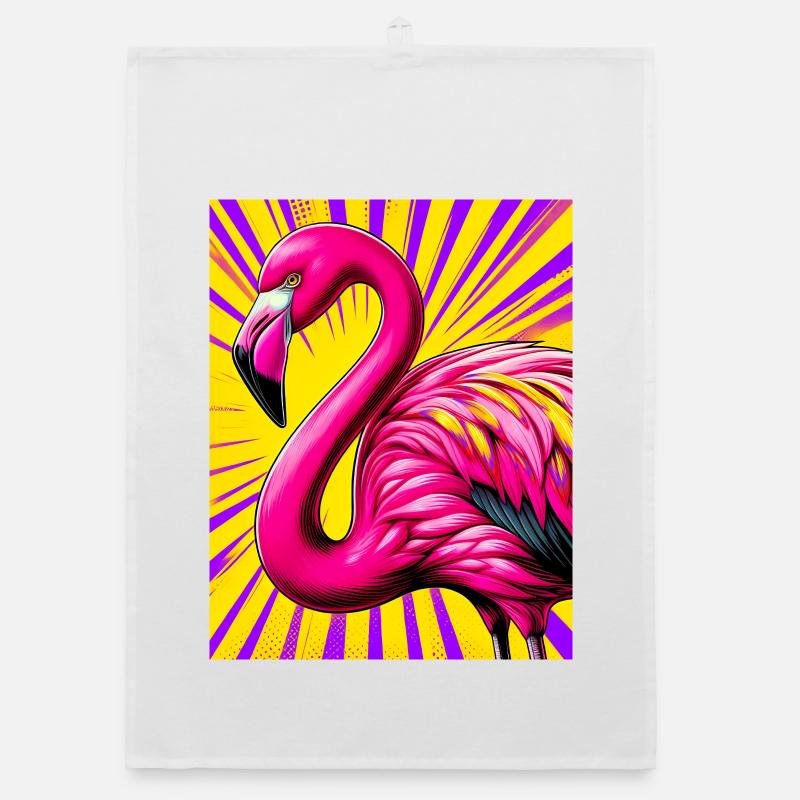 Flamingo Organic Geschirrtuch