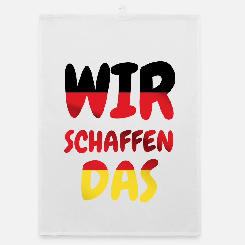 Wir Schaffen Das Organic Geschirrtuch