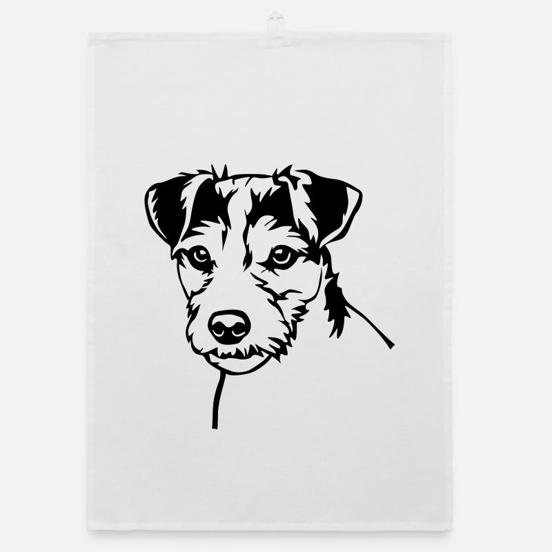 Tête de Parson Russell Terrier Torchon bio