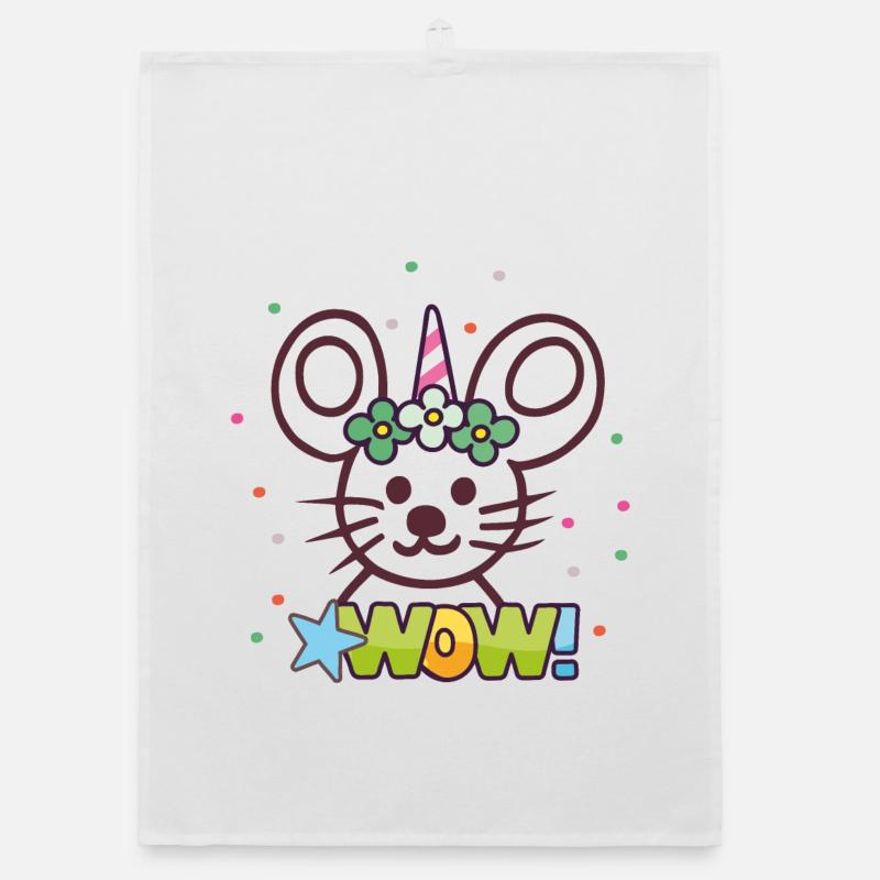 Carnival, Carnival, Mouse Organic dish towel