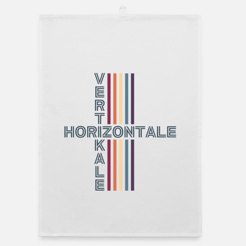 Horizontal Vertical Retro Vintage Torchon bio