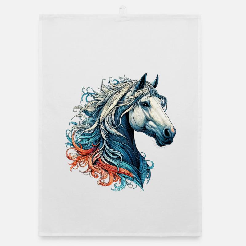 Horse Organic dish towel