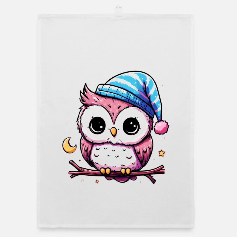 Owl Organic dish towel