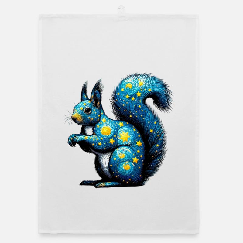 Squirrel Organic dish towel