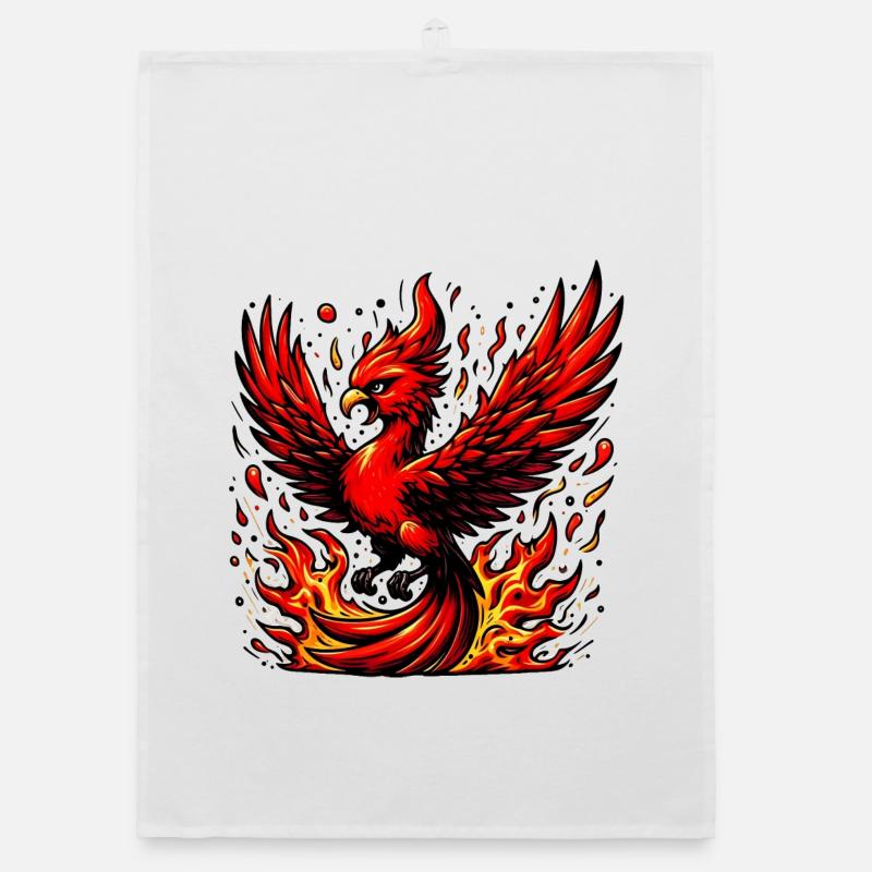 Red Phoenix Organic dish towel