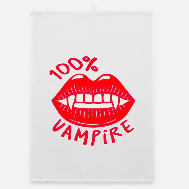 100% Vampire Organic Geschirrtuch