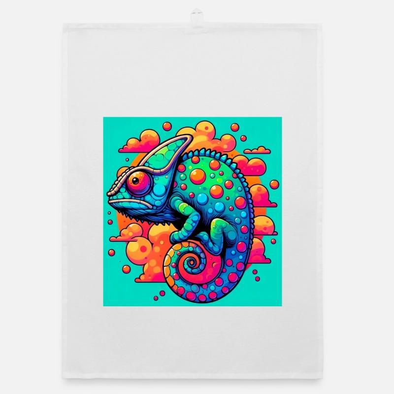 caméléon Torchon bio