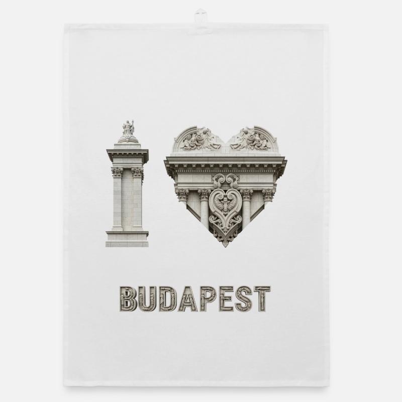 J’adore Budapest – Architecture classique Torchon bio