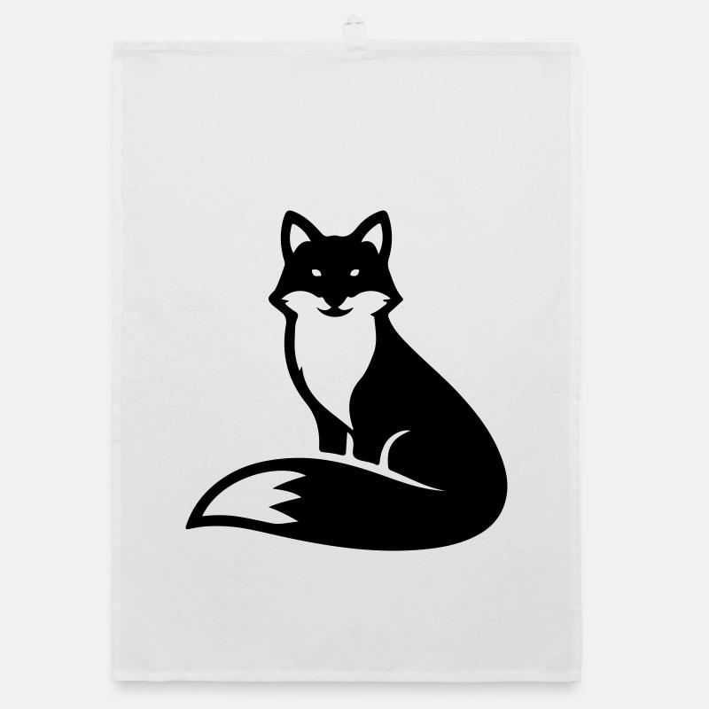 Fox Animal Organic dish towel