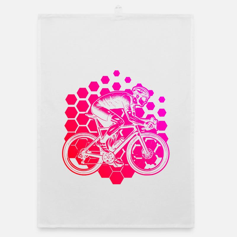 Idée cadeau pour un vélo de route avec vélo de route Torchon bio