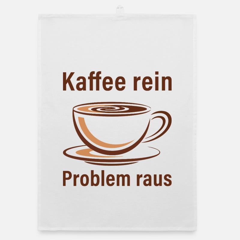 Kaffee rein, Problem raus Organic Geschirrtuch