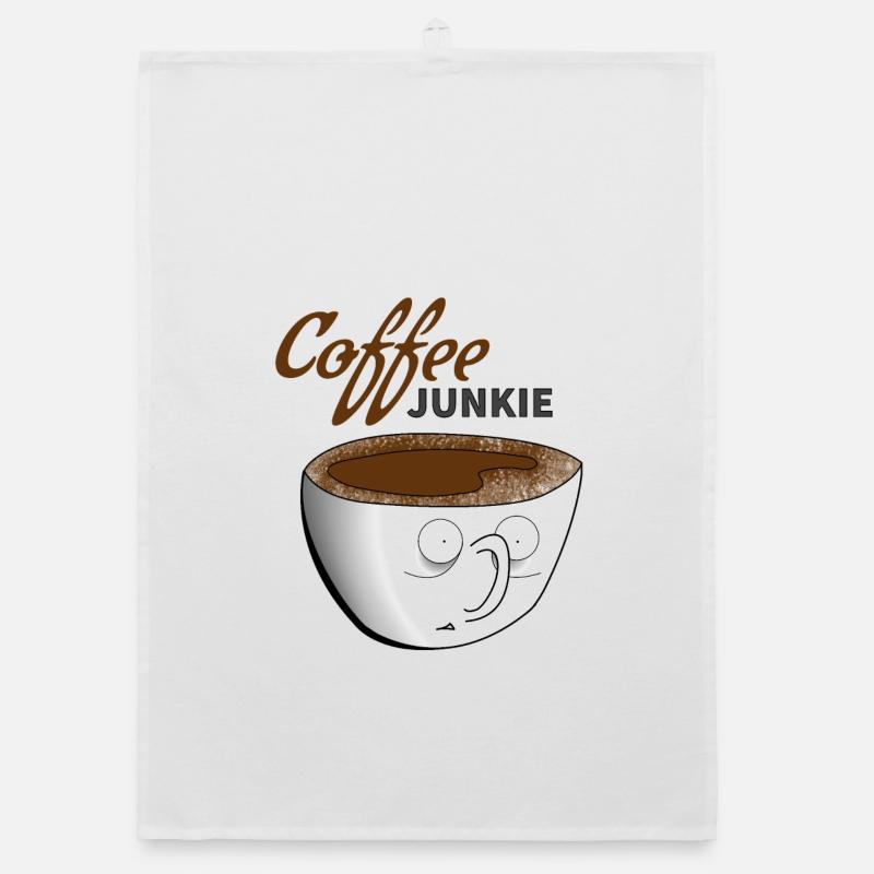 Coffee Junkie Organic dish towel