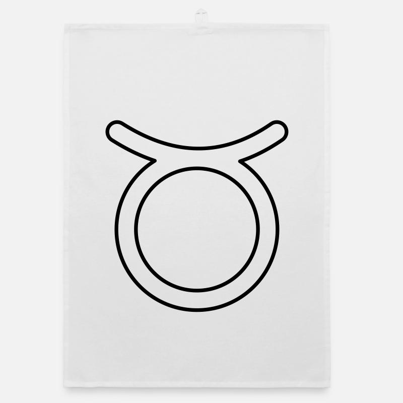 Stier Sternzeichen Sternbild Tierkreiszeichen Organic Geschirrtuch