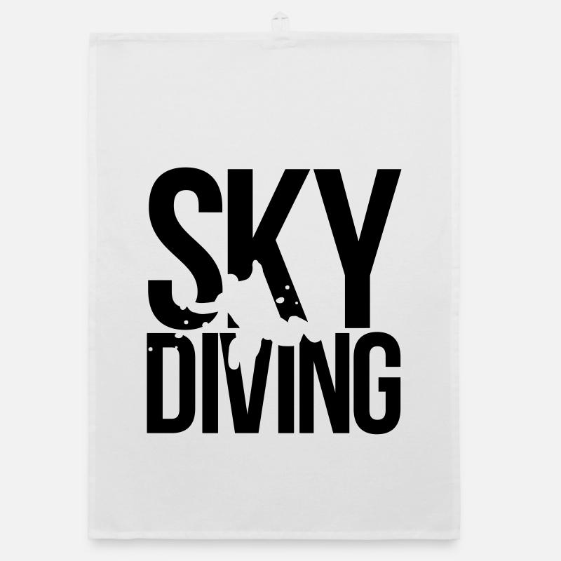 skydiving Organic dish towel