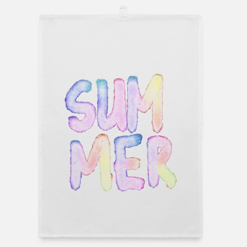 Summer Organic Geschirrtuch