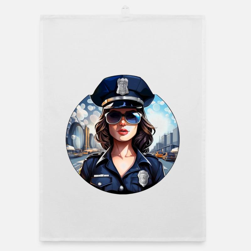 Policière Torchon bio