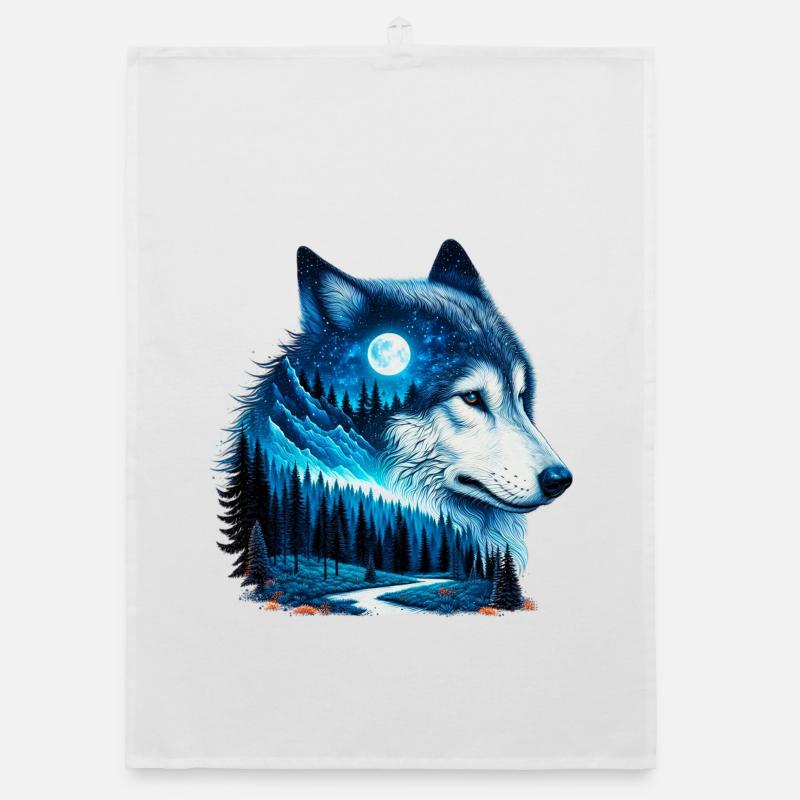 Wolf Organic Geschirrtuch