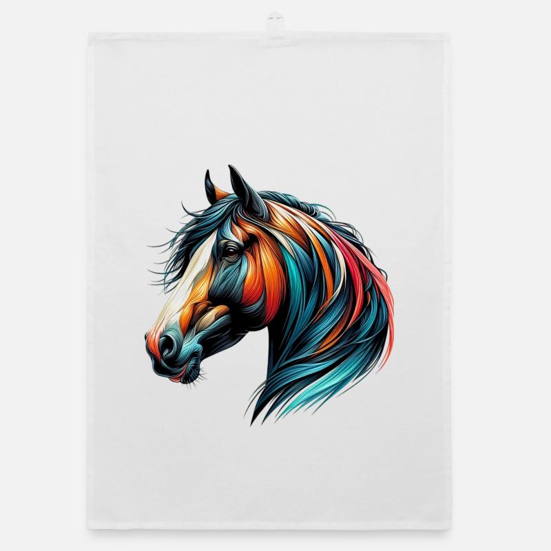 Pferd Organic Geschirrtuch