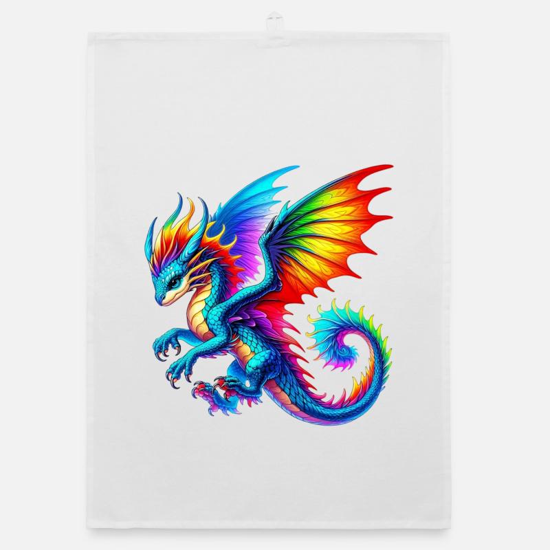 Drache Organic Geschirrtuch