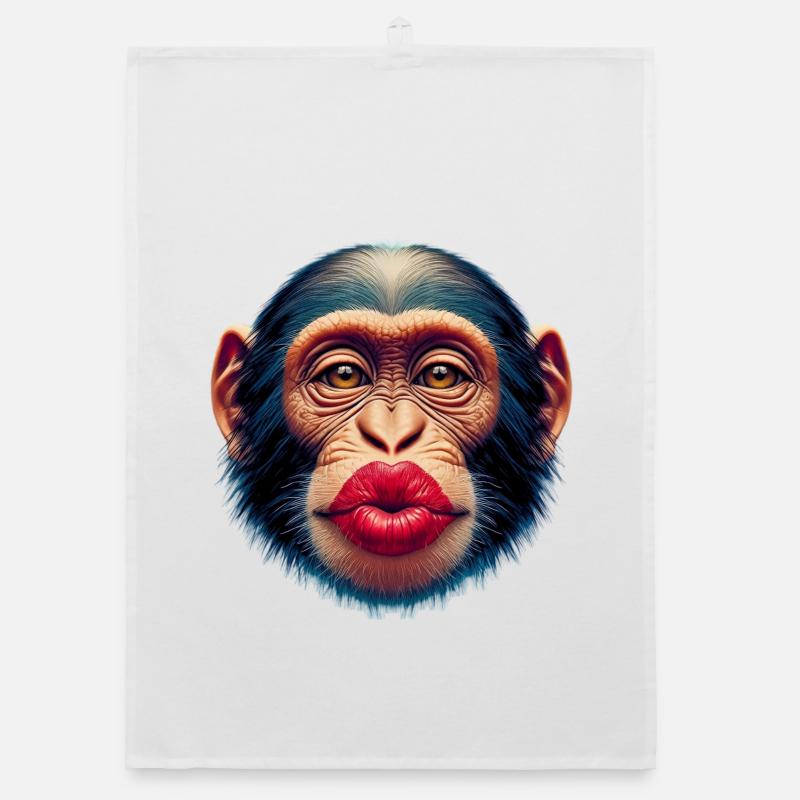Monkey Kiss Organic dish towel