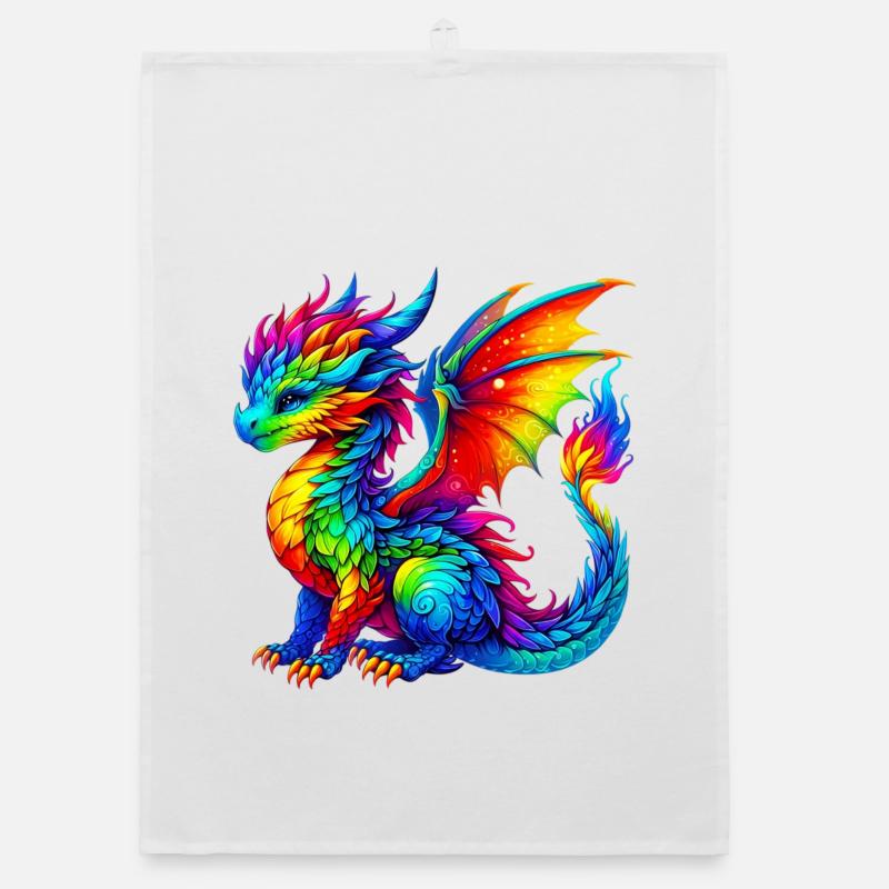 Drache Organic Geschirrtuch