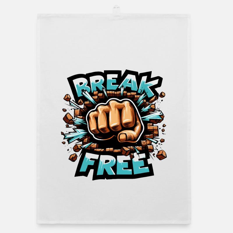 Briser la main libre Torchon bio