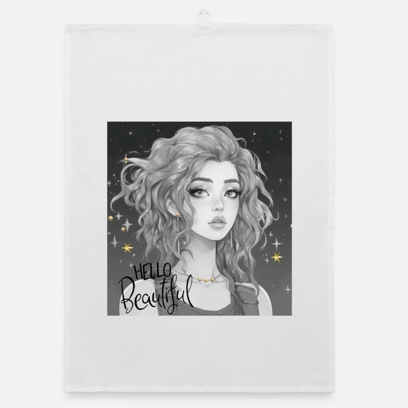 Hello Beautiful Organic dish towel