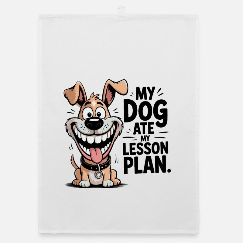 Mon chien a mangé mon professeur de plan de cours Torchon bio