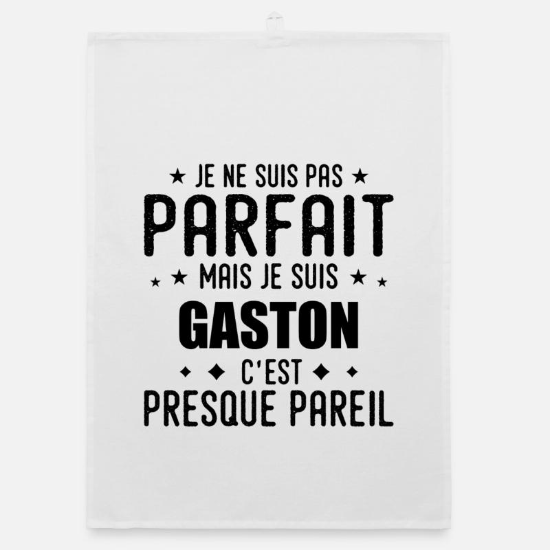 Gaston: authentic, imperfect, top, perfection Organic dish towel