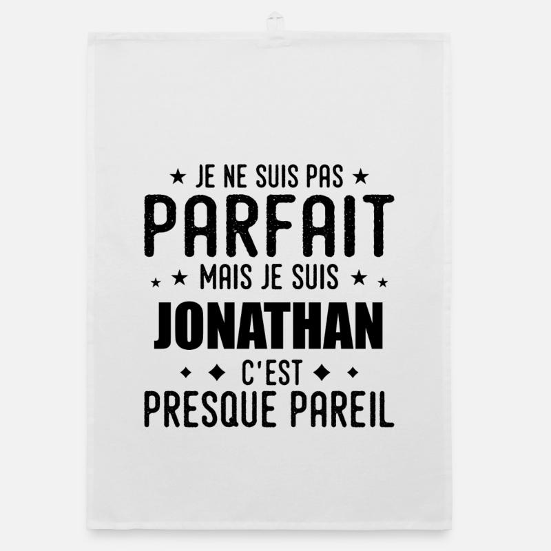 Jonathan: authentisch, unvollkommen, Top, Perfektion Organic Geschirrtuch