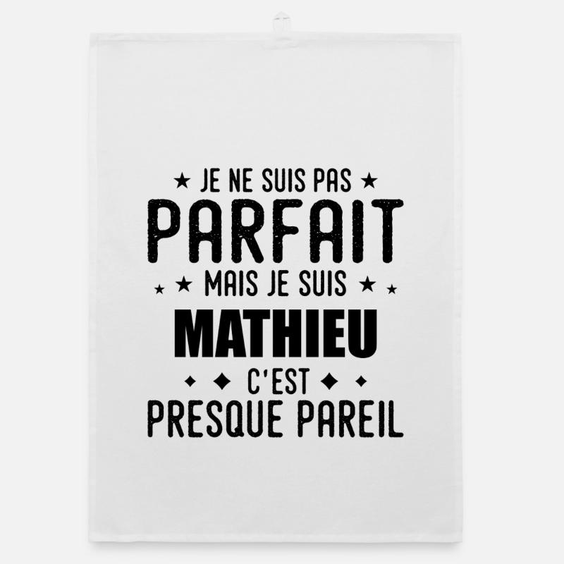 Mathieu: authentisch, unvollkommen, oben, Perfektion Organic Geschirrtuch