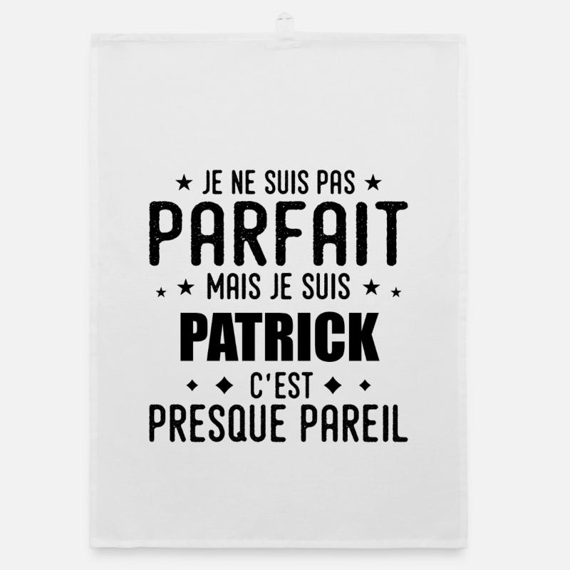 Patrick: authentic, imperfect, top, perfection Organic dish towel