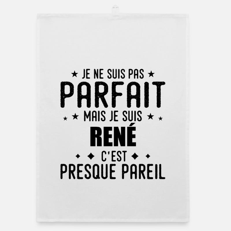 René: authentisch, unvollkommen, oberflächlich, perfekt Organic Geschirrtuch