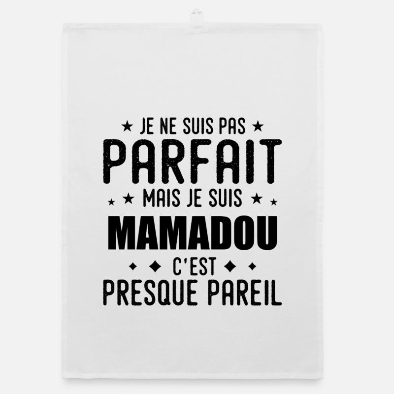 Mamadou: authentisch, unvollkommen, oberflächlich, perfekt Organic Geschirrtuch