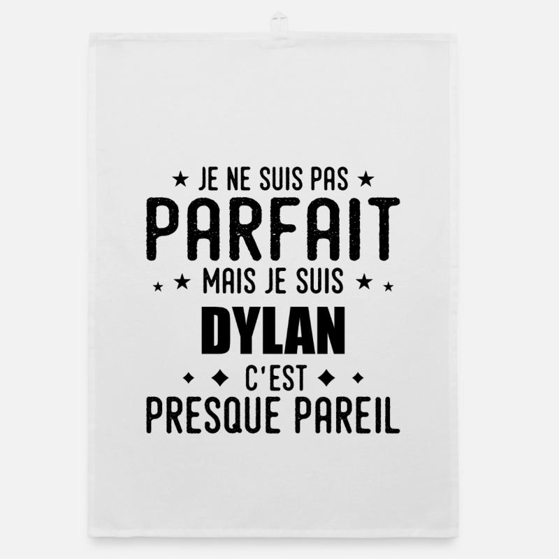 Dylan : authentique, imparfait, top, perfection Torchon bio