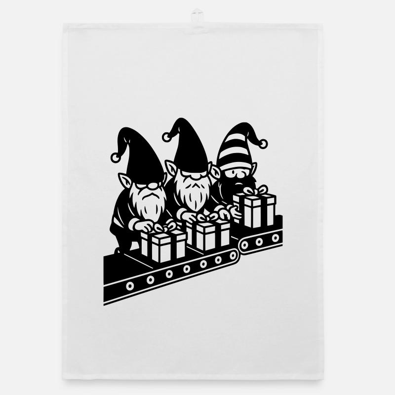 wicht fließband geschenke fabrik Organic Geschirrtuch