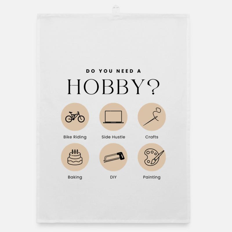 Hobby-Modus an Organic Geschirrtuch