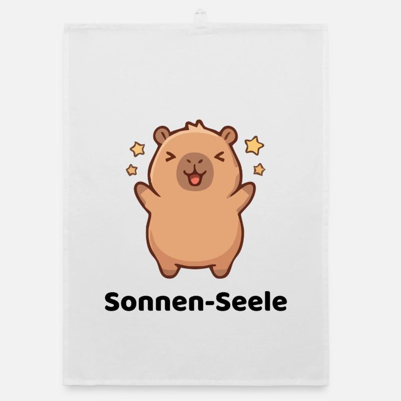 Sonnen-Seele  Organic Geschirrtuch