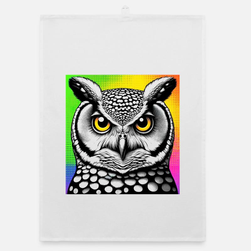 Eule Organic Geschirrtuch