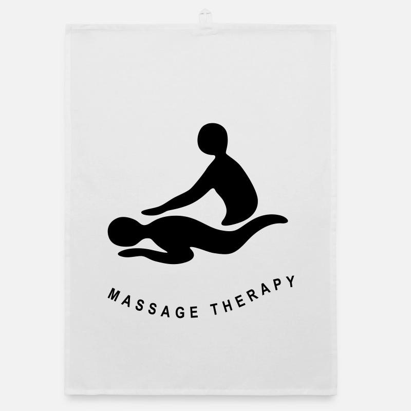 MASSAGE THERAPY Organic Geschirrtuch