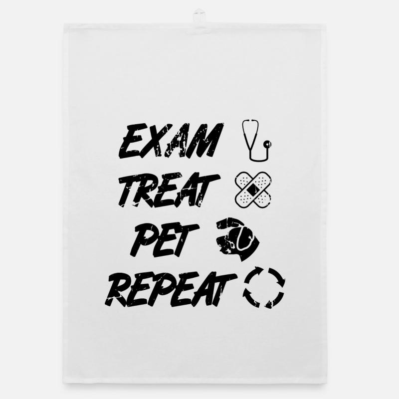 Veterinarian Routine Organic dish towel