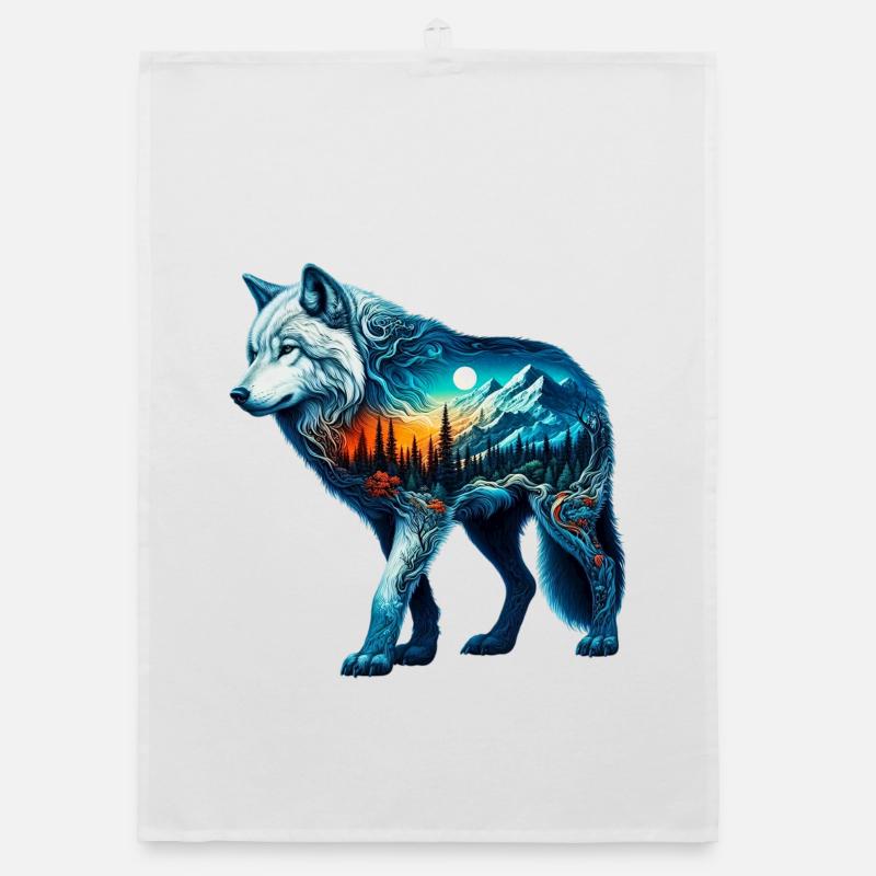 Wolf Organic dish towel