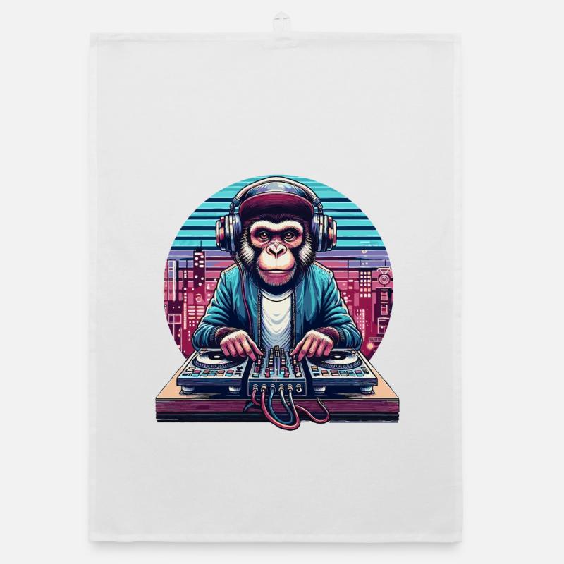 DJ Monkey Monk Organic Geschirrtuch