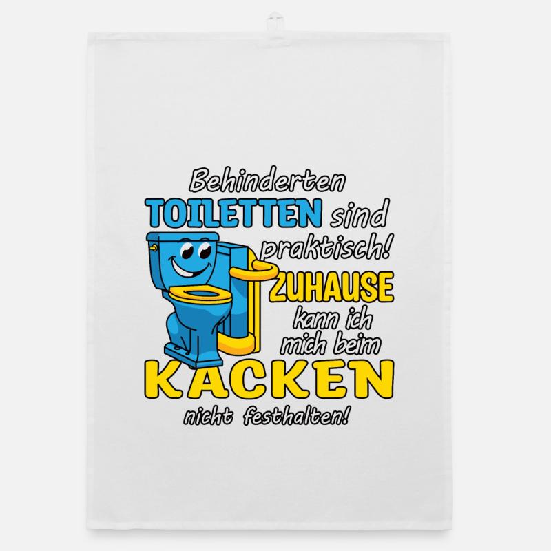 Disabled toilet Organic dish towel